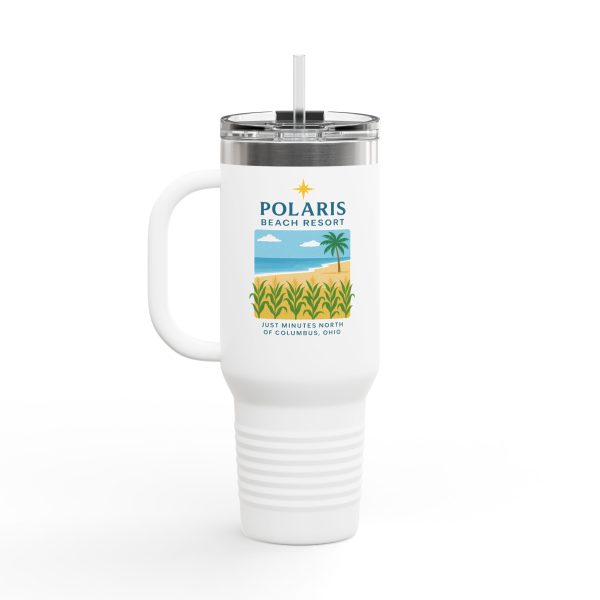 Travel Mug - Polaris Beach Resort Insulated 40oz - Image 4