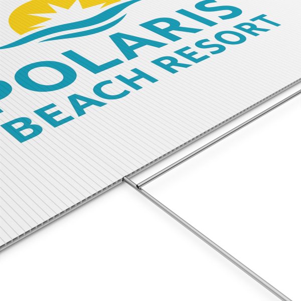 Polaris Beach Resort Yard Sign, Outdoor Decoration, Summer Vacation Sign, Poolside Decor, Coastal Theme - Image 4